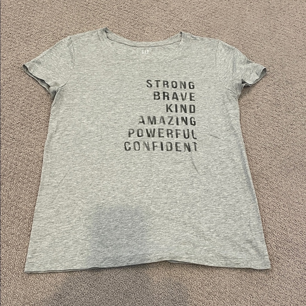 GAP Gray Motivational Women's Tee